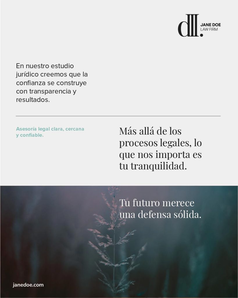 Kit de marca Jane Doe –Law Firm